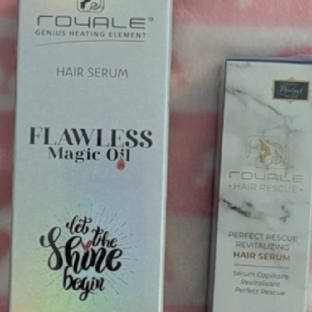 Royale Magic Oil Hair Serum & Perfect Rescue Hair Serum Lot Haircare Set